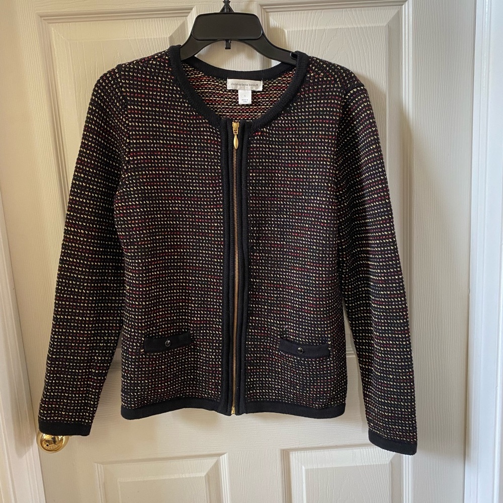 Christopher & Banks zip up sweater